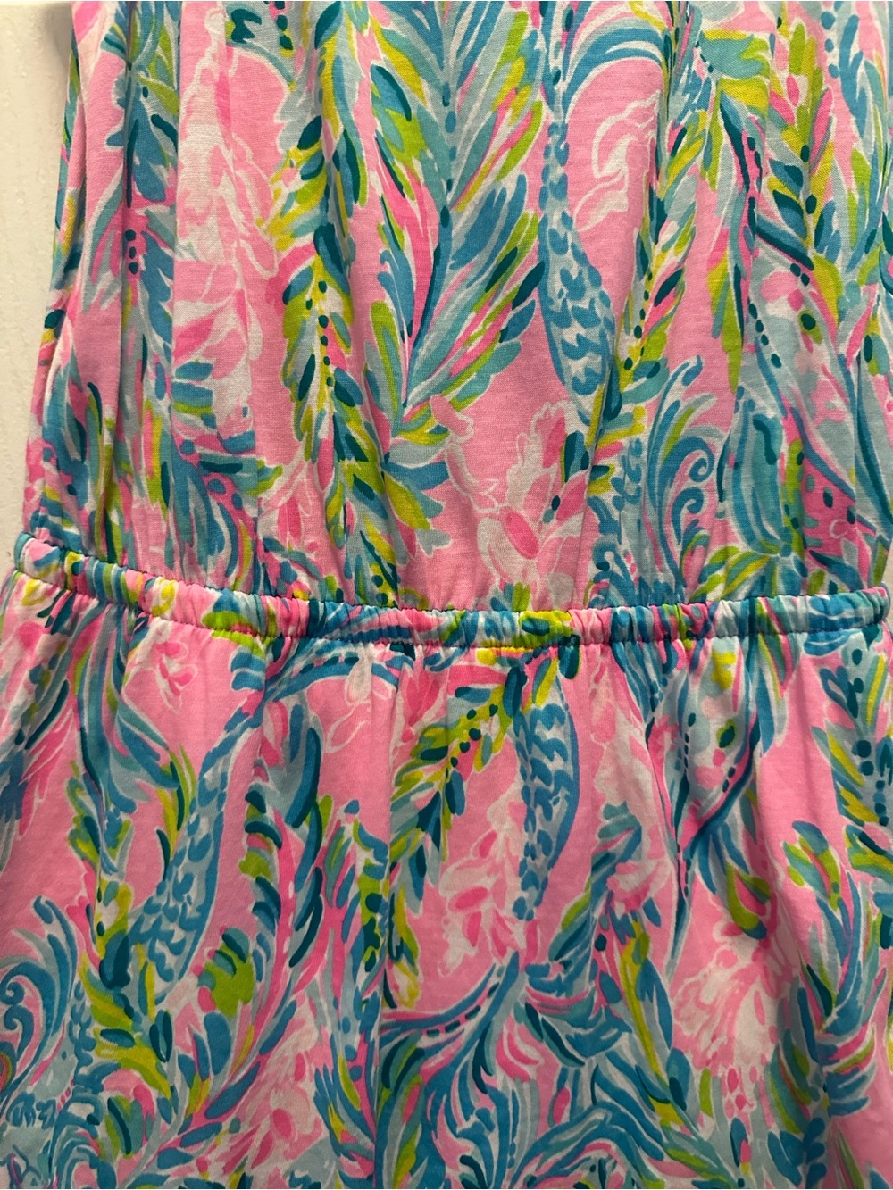 Lilly Pulitzer Girls Mini Sundari Romper in Unicorn of the Sea - Picture 3 of 7